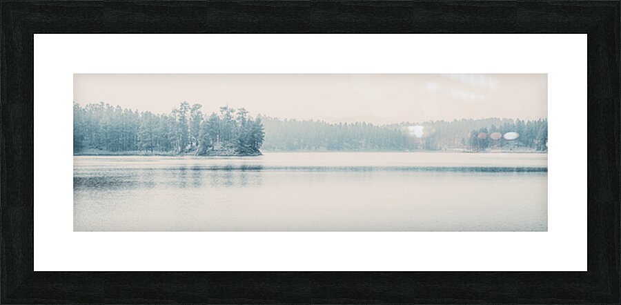 Silent Smoke on Stockade Lake Impression et Cadre photo