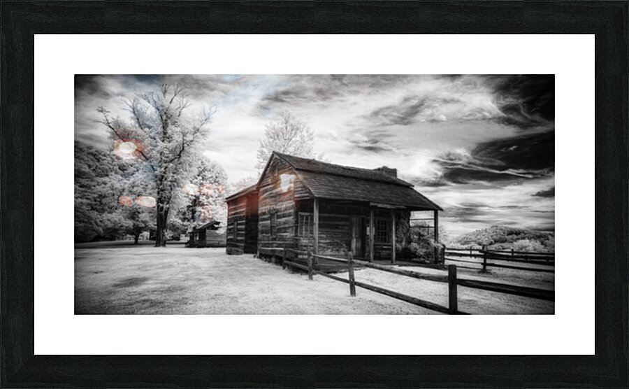 Stairway to History: Stonewalls Ascension Homestead Picture Frame print