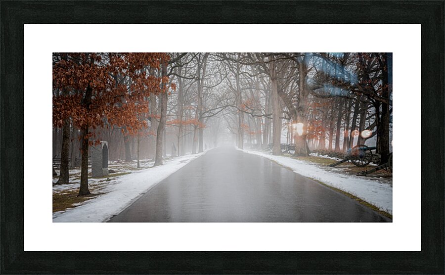 Winters Passage: Confederate Avenue Impression et Cadre photo