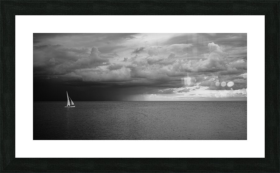 Sailing Beyond the Storms Embrace Picture Frame print