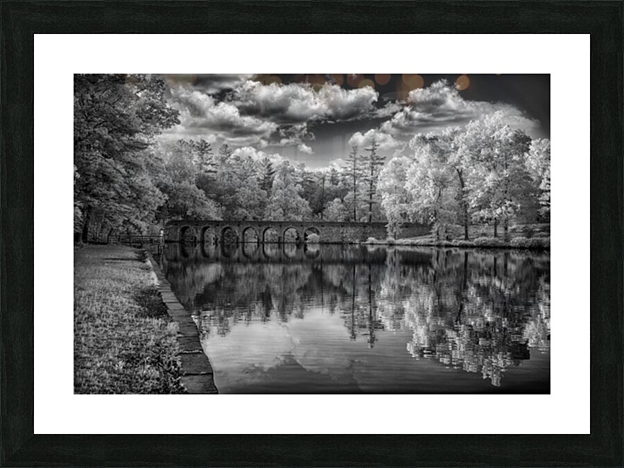 Colorless Arch Road Picture Frame print