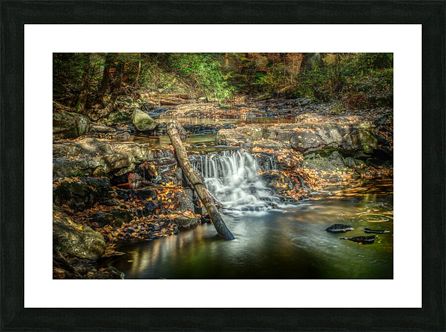 Small falls on Kitchen Creek Impression et Cadre photo