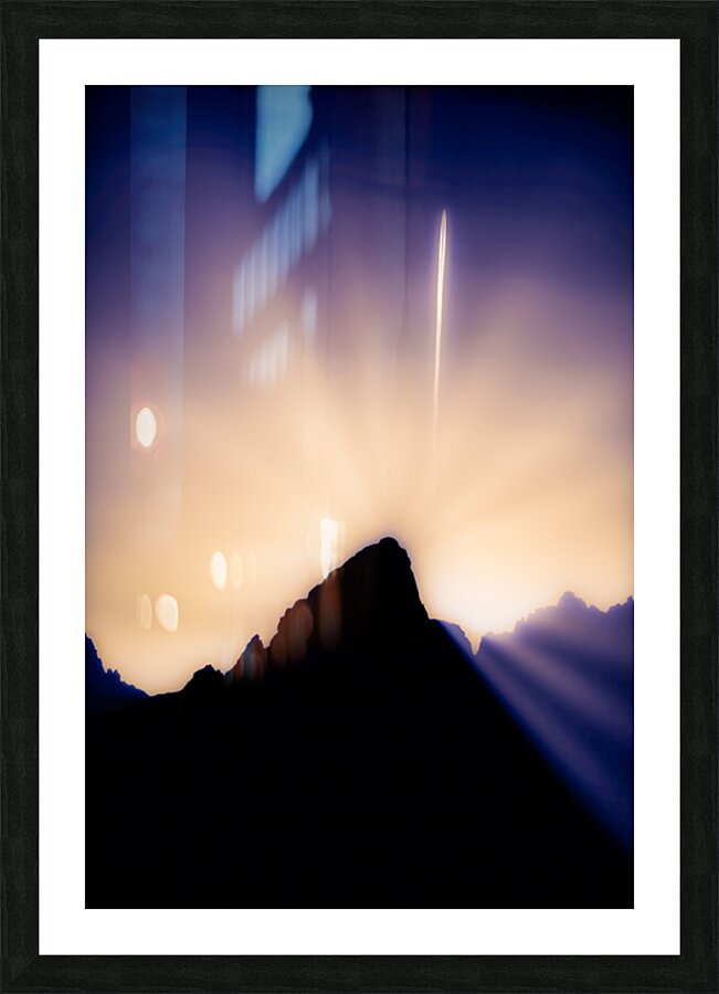 Divine Summit   Grand Teton Sunset Picture Frame print