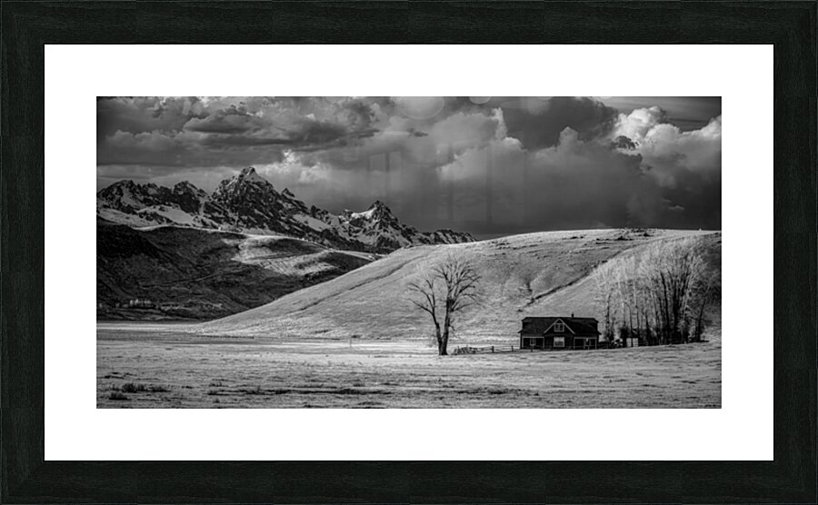 Mountain Homesteads Tale Picture Frame print