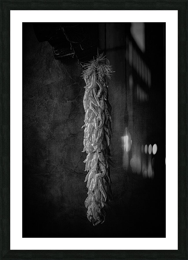 Infrared Elegy of Red Chilis Picture Frame print