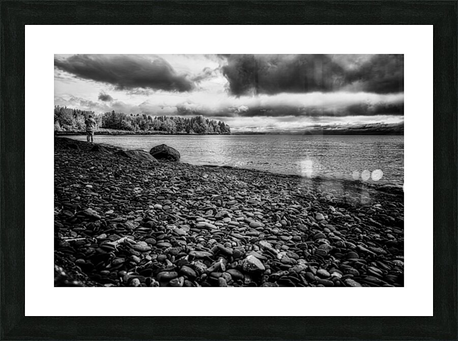 Meditation in Stone Picture Frame print