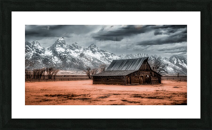 The Tetons in a Different Light Picture Frame print