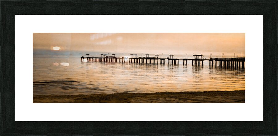 The Pier That Reaches for Yesterday Picture Frame print