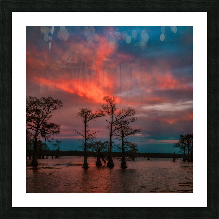 When the Sky Catches Fire Picture Frame print