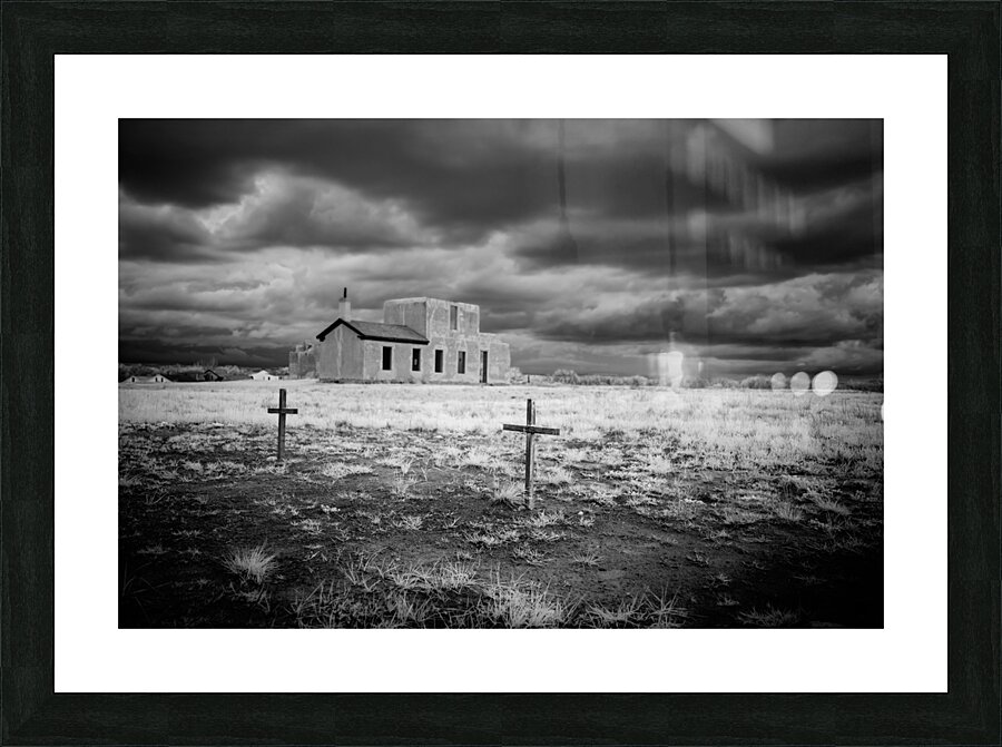 Fort Laramie Church Cemetery Impression et Cadre photo