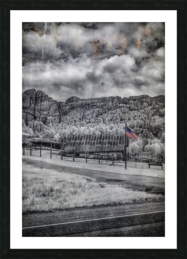 Rural American Ranch Scene Picture Frame print