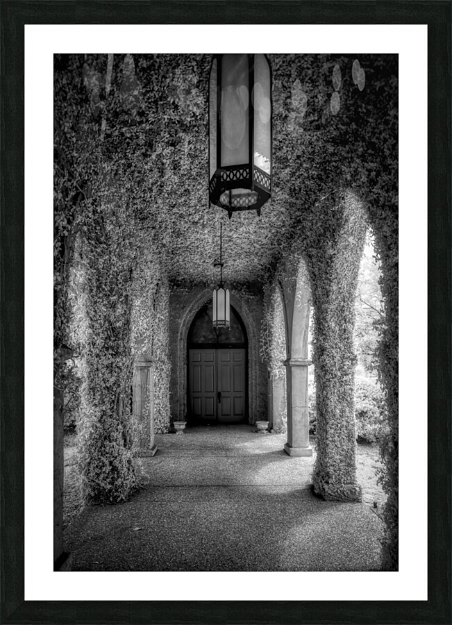 Spiritual Splendor:  A Tranquil Entrance in Alabama Picture Frame print