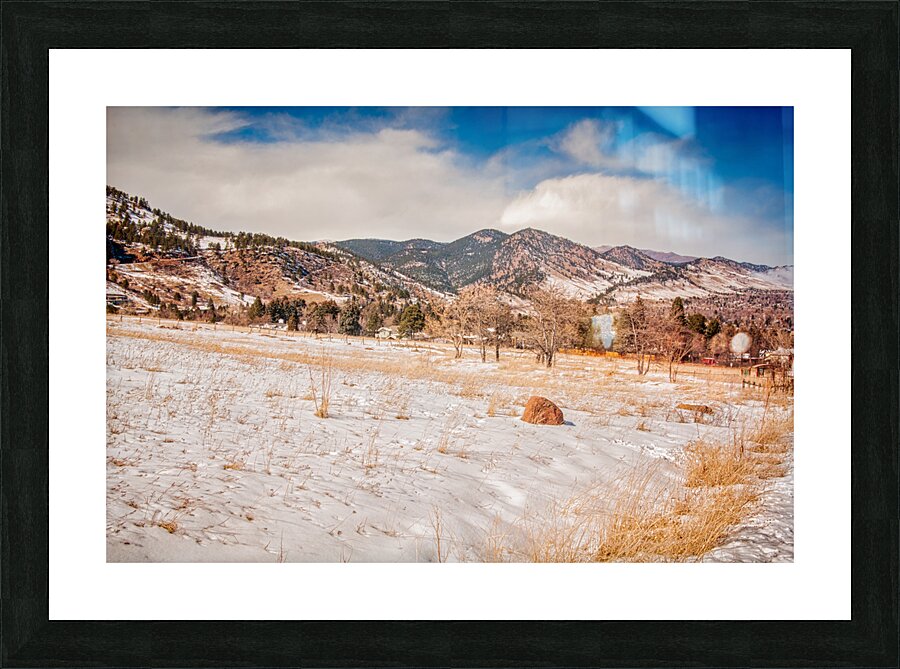 Chautauqua Chronicles: Winters Vista Picture Frame print