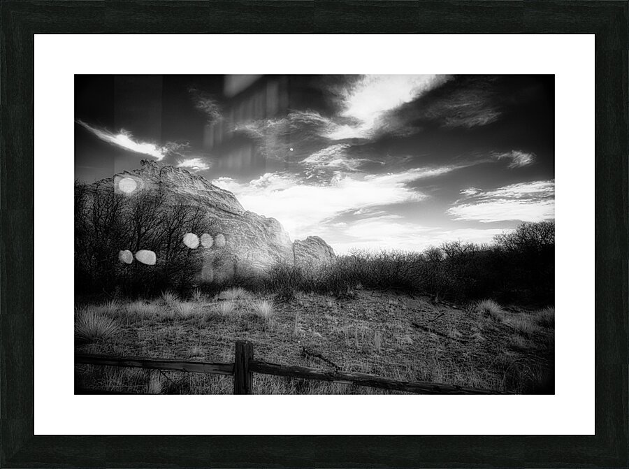 Moon Mountain Picture Frame print