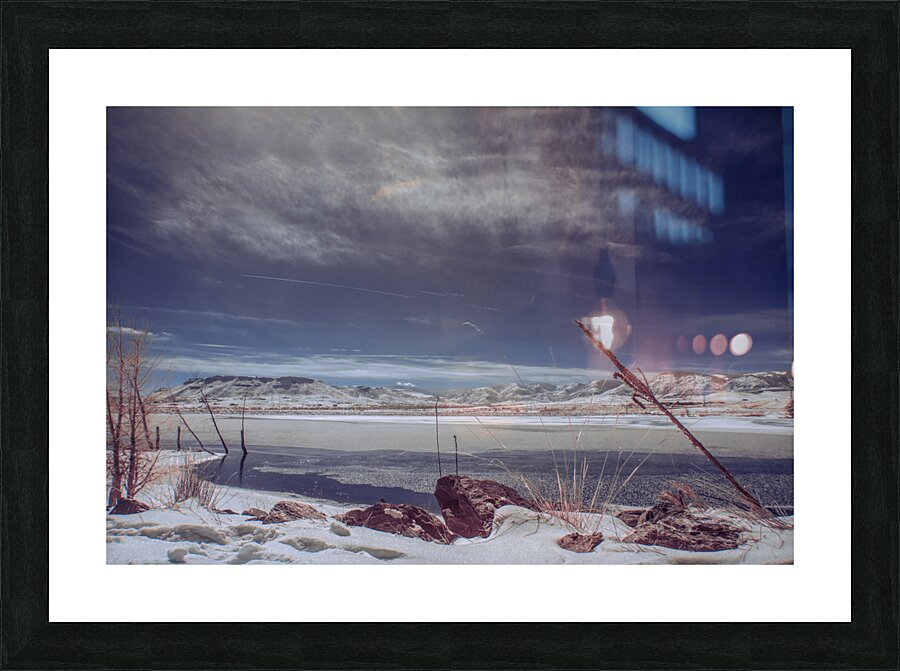 March Marvels: Exploring Denvers Standley Lakes Dreamy Infrared Vista Picture Frame print