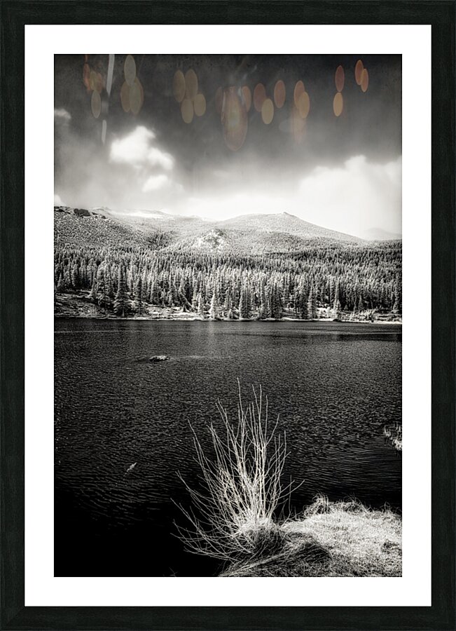 Whispers in the Wilderness: Sprague Lake Picture Frame print