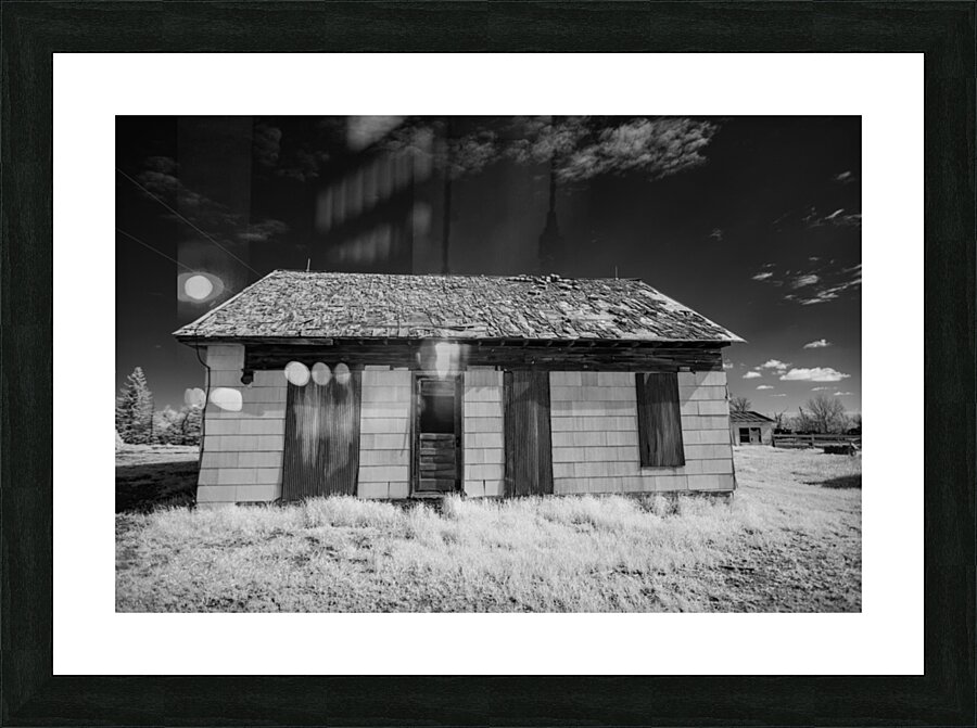 Nebraska Farm House Picture Frame print