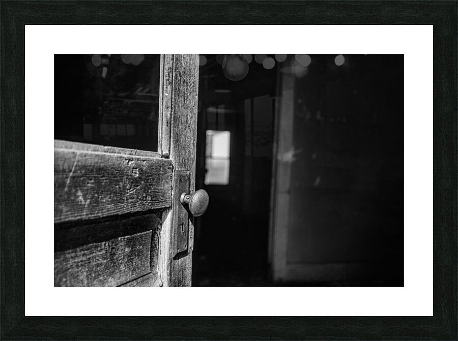 Farmhouse Door Knob Picture Frame print