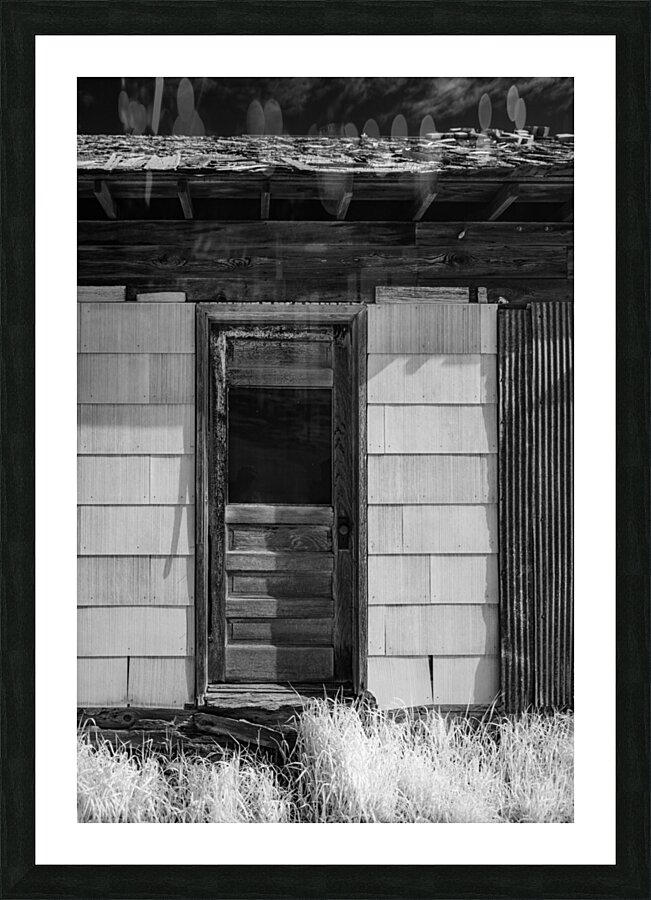 Nebraska Farm Door -1 Picture Frame print