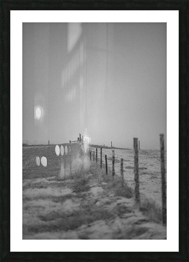 Nebraska Farm - 3 Picture Frame print