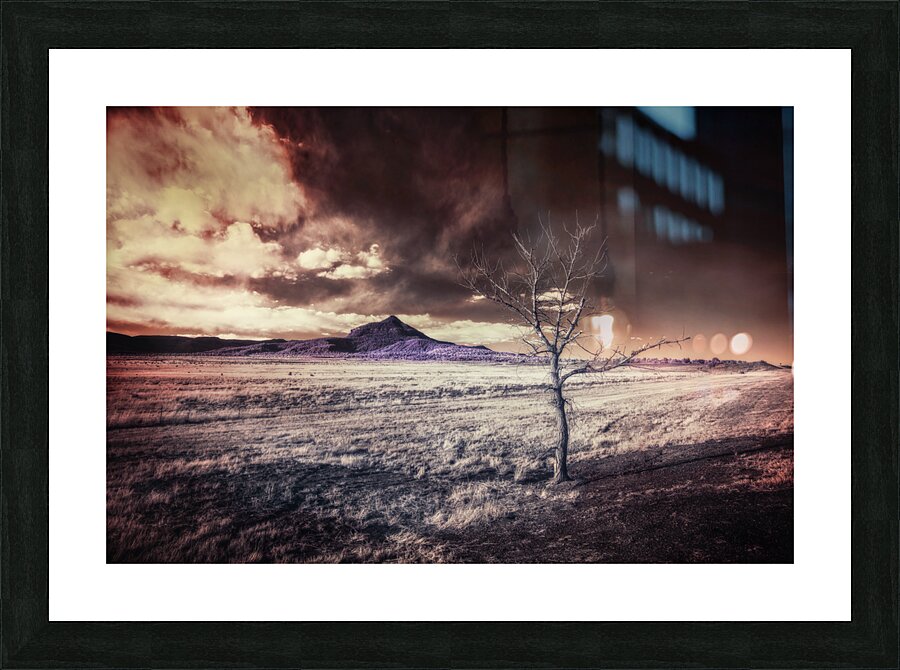 Surreal Twilight: Otherworldly Picture Frame print