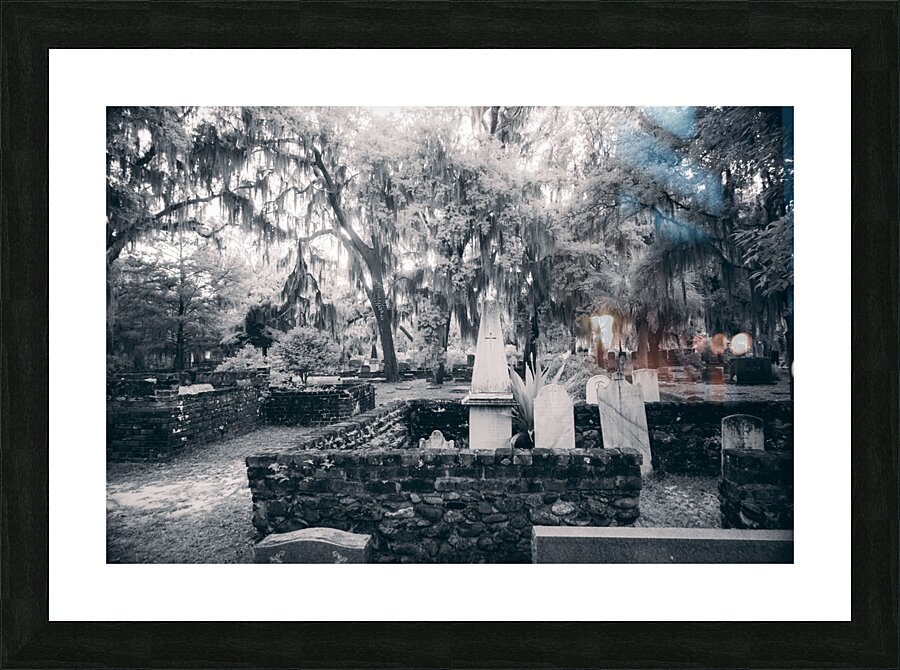 Sacred Silence: Oak Grove Cemetery Picture Frame print