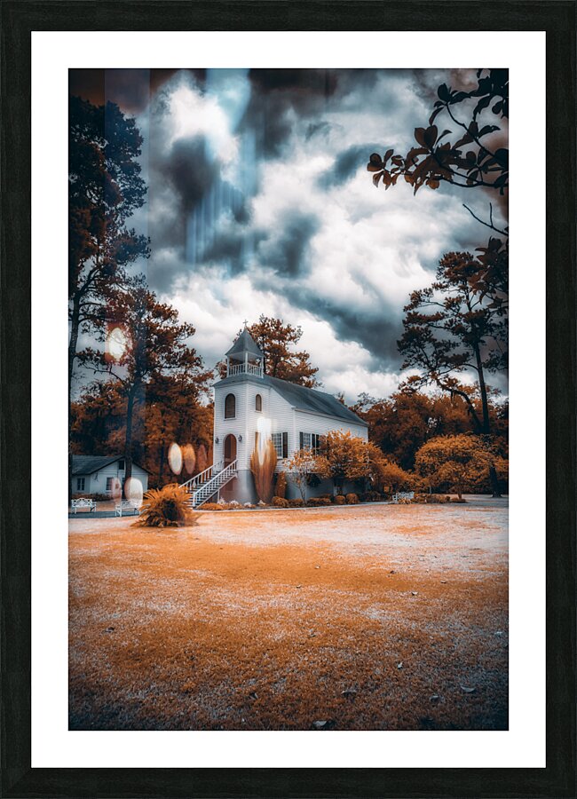 Spiritual Splendor: A Journey Through Time with Stormy Prayer Picture Frame print