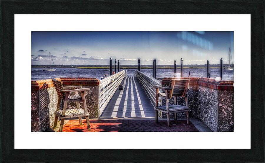 Seaside Stillness Picture Frame print
