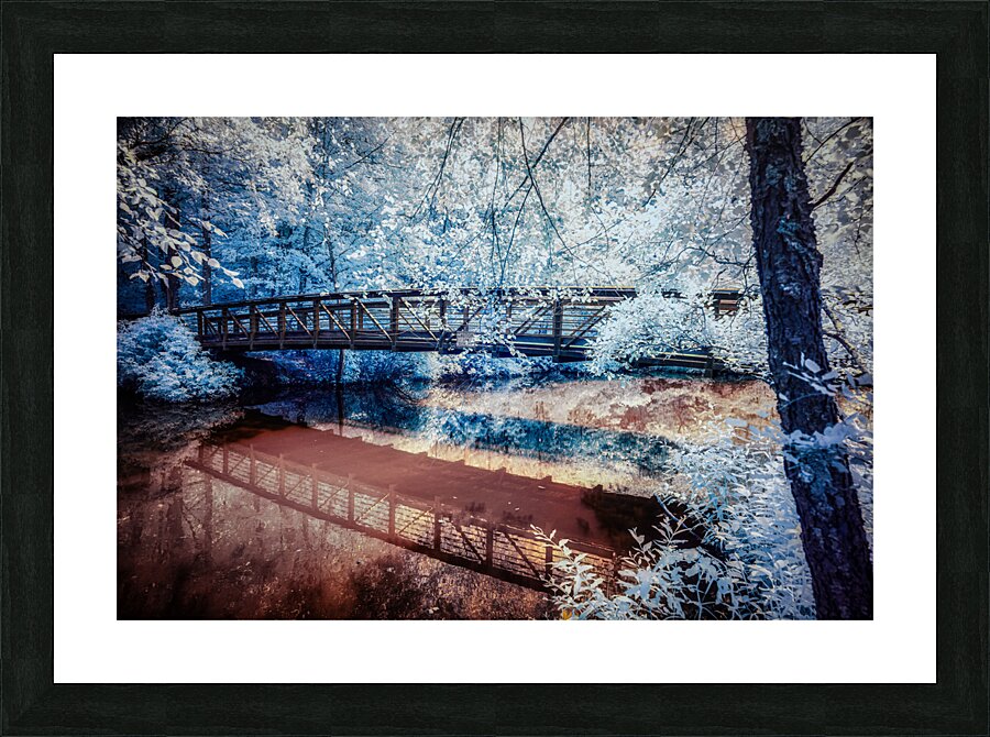 Killens Foot Bridge Picture Frame print