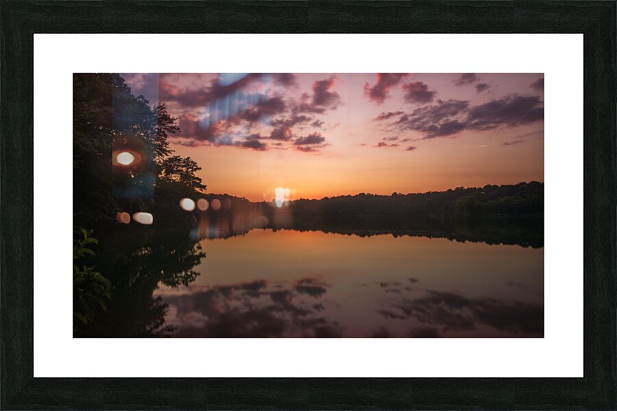 Killens Pink Sunset Picture Frame print