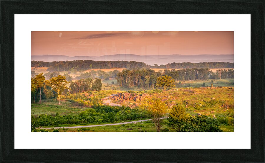The Devils Den Dawn Picture Frame print