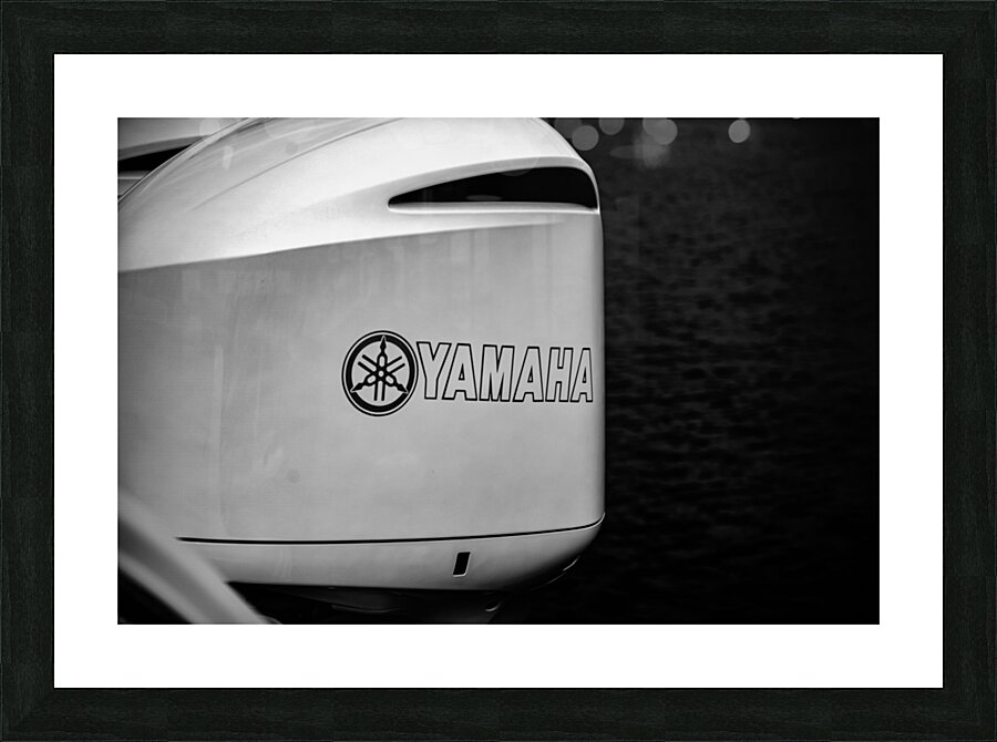 Intricate Impressions: Weathered Yamaha Picture Frame print