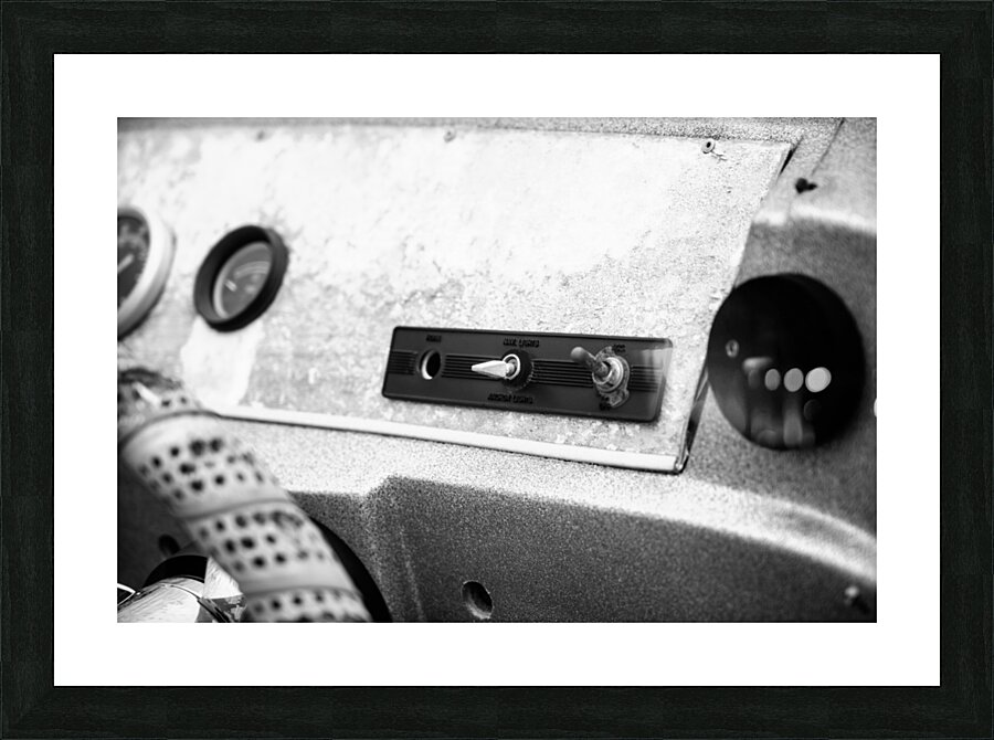 Shipshape Decay: Close-Up Captures Picture Frame print