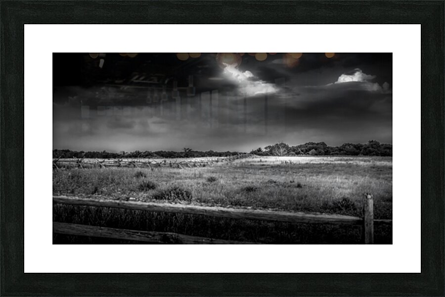 Angry Storm Picture Frame print