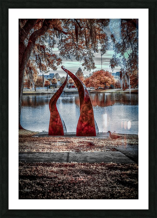 Twisted Twins Picture Frame print