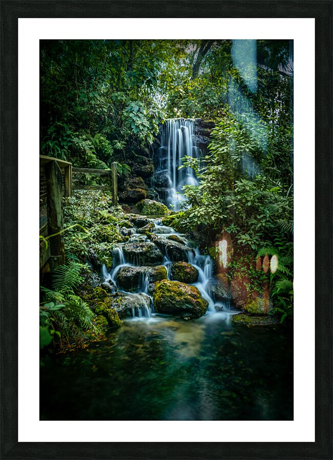 Florida Falls Picture Frame print