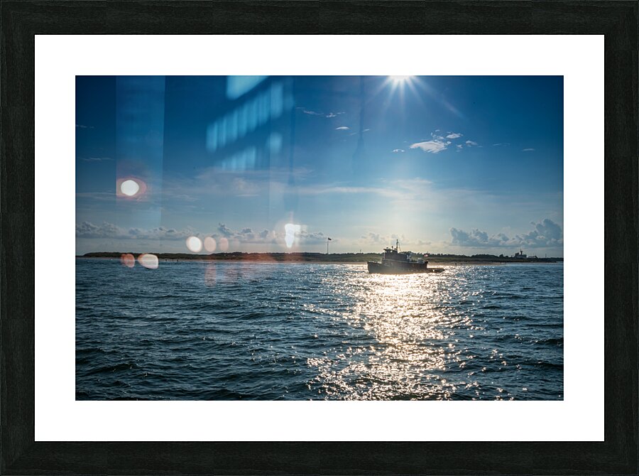 Fort Macon Tug Picture Frame print