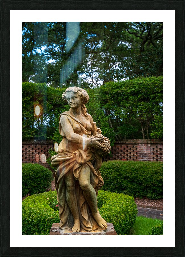 Garden Statue - 3 Picture Frame print