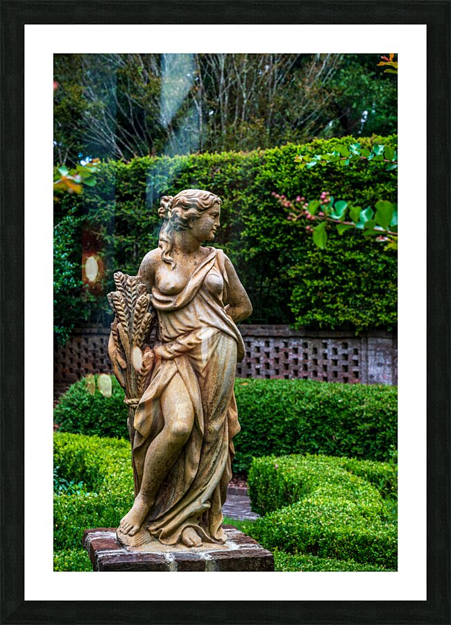 Garden Statue - 4 Picture Frame print