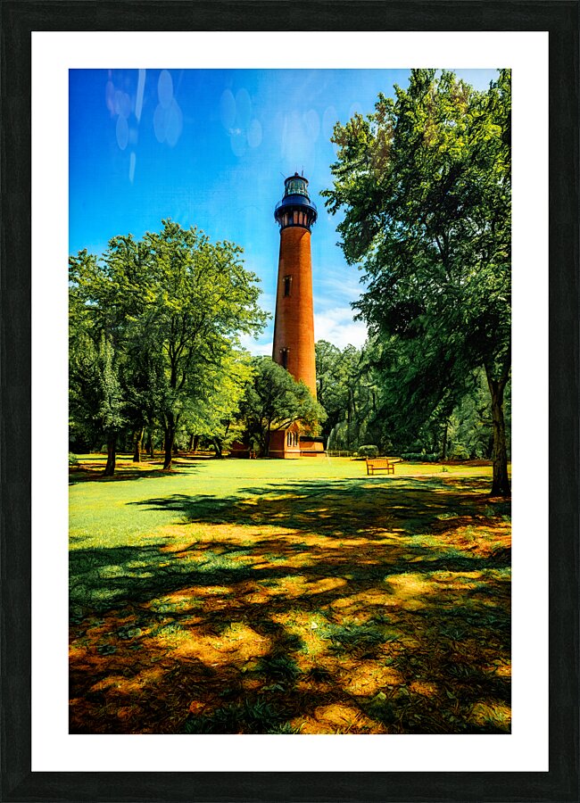 Whispers of Light: Currituck Lighthouse Impression et Cadre photo