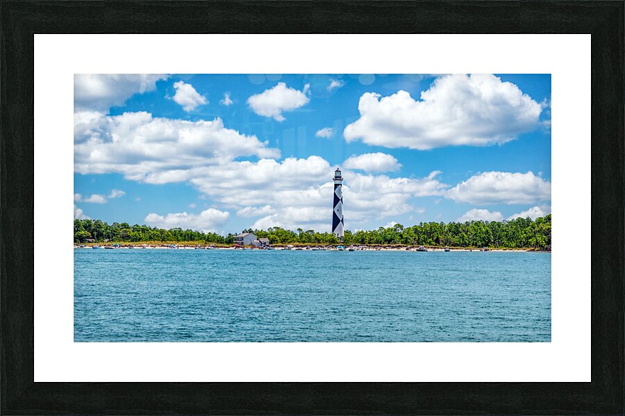 Whispers of Light: Exploring Cape Lookout Lighthouse Picture Frame print