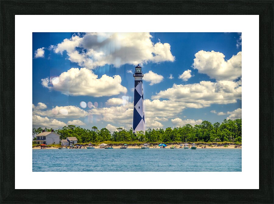 Whispers of Light: Cape Lookout Lighthouse Picture Frame print