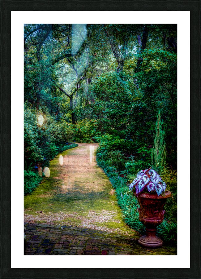 Garden Tapestry: A Walk Through Natures Beauty Picture Frame print