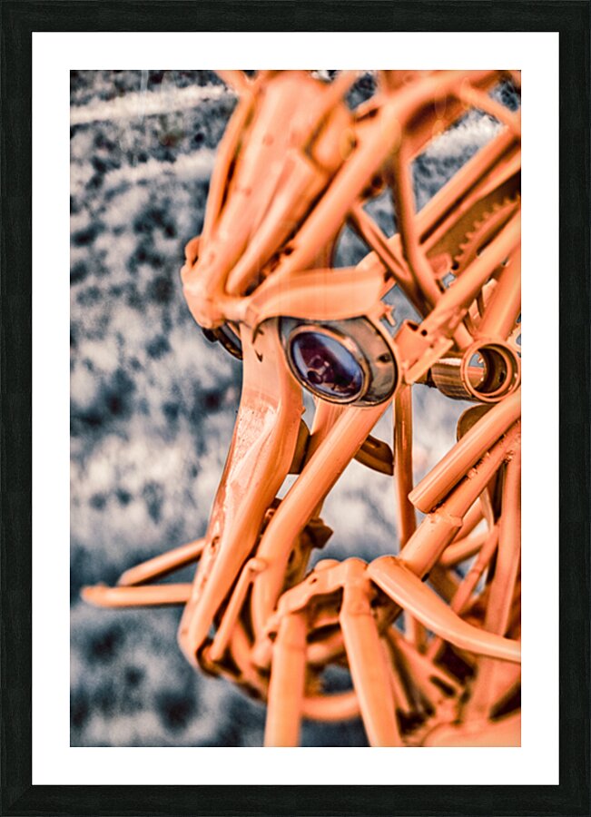 Metals Hidden Fire Picture Frame print