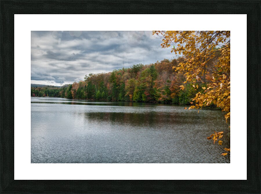Autumn on the Lake Picture Frame print