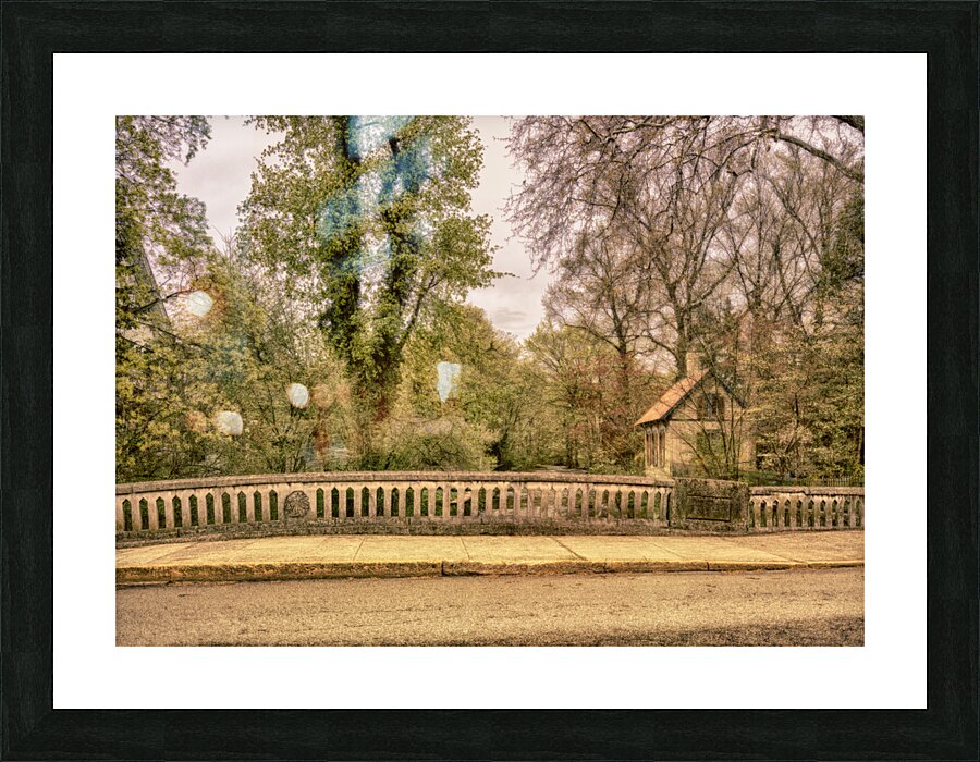 Fairytale bridge Picture Frame print