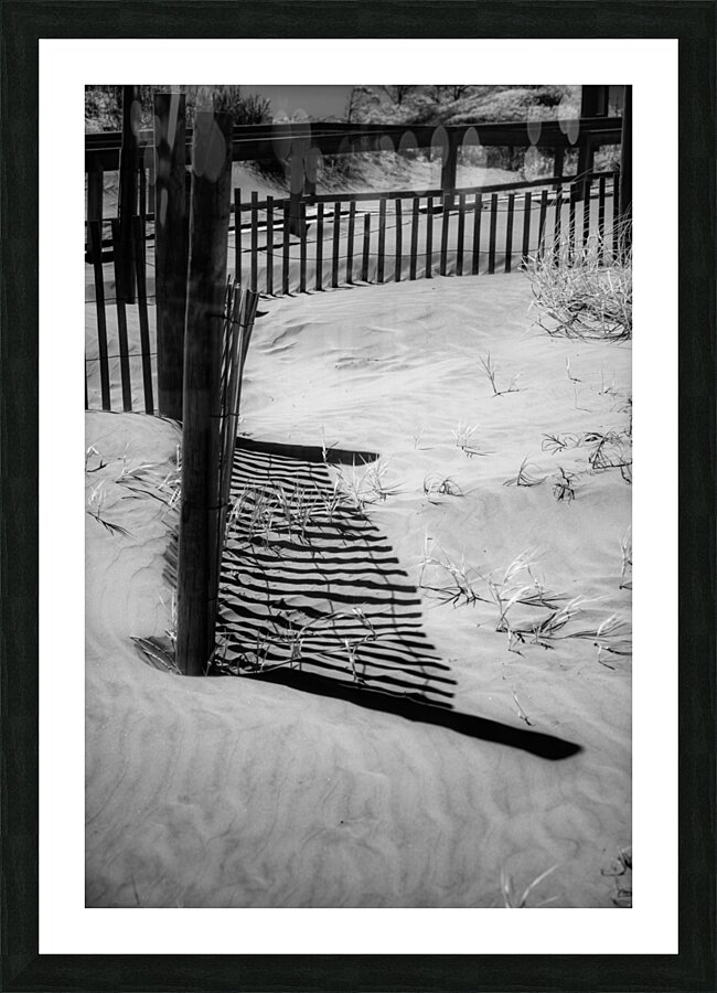 Shadowy Fence Impression et Cadre photo