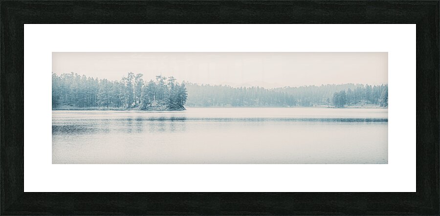 Silent Smoke on Stockade Lake Impression et Cadre photo