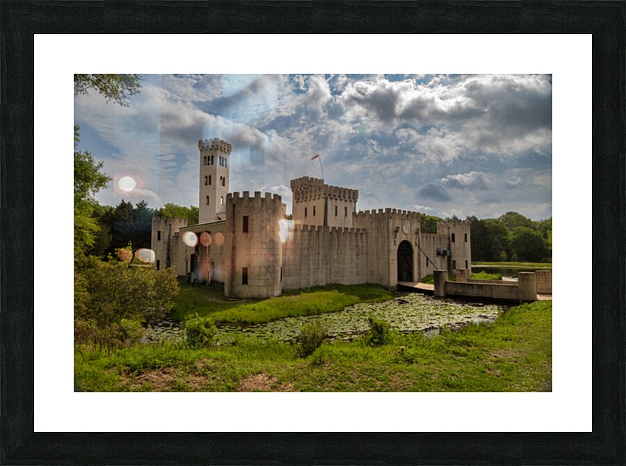 Emerald Whispers: Newmans Castle in the Texas Sky Picture Frame print