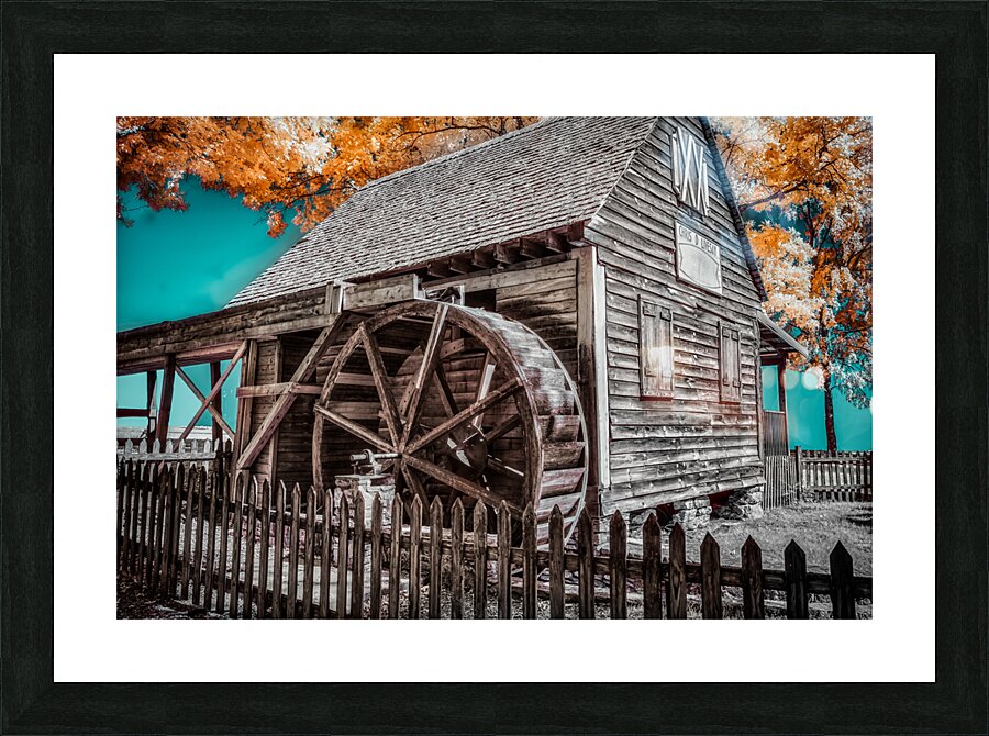 Old Wheel Impression et Cadre photo